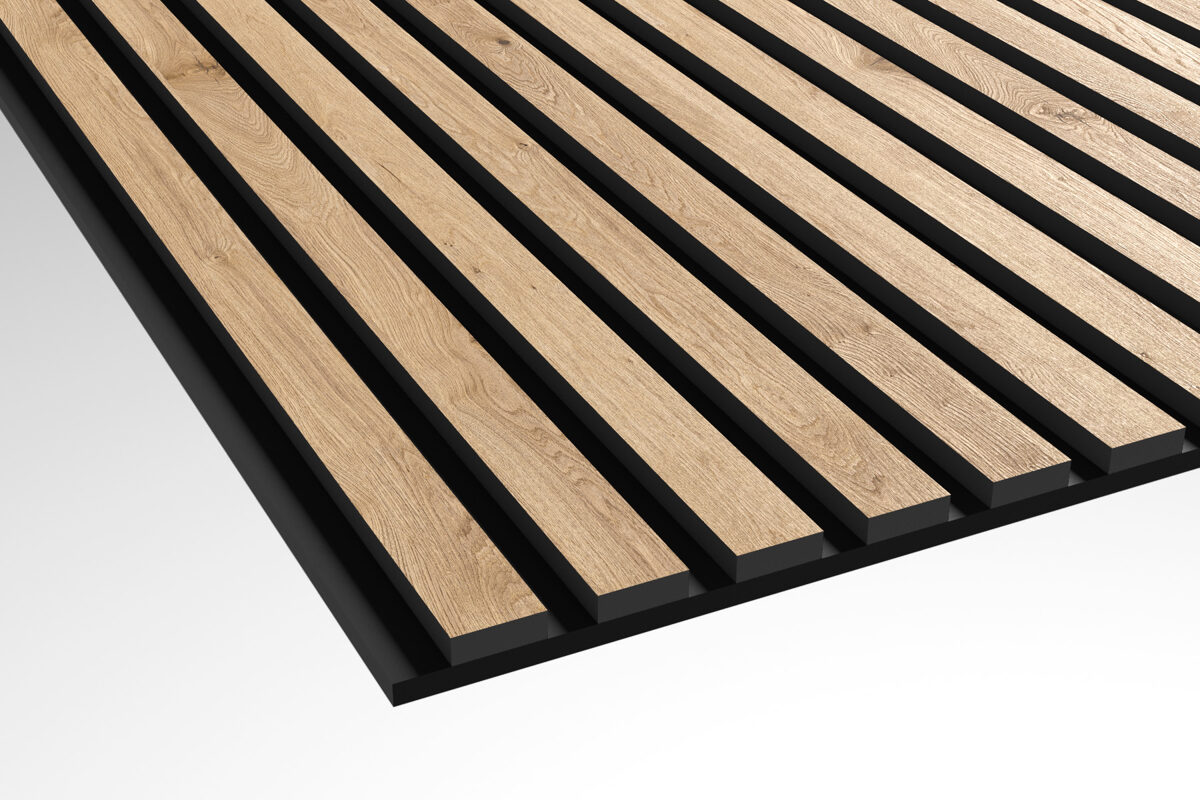 oak acoustic wood panel