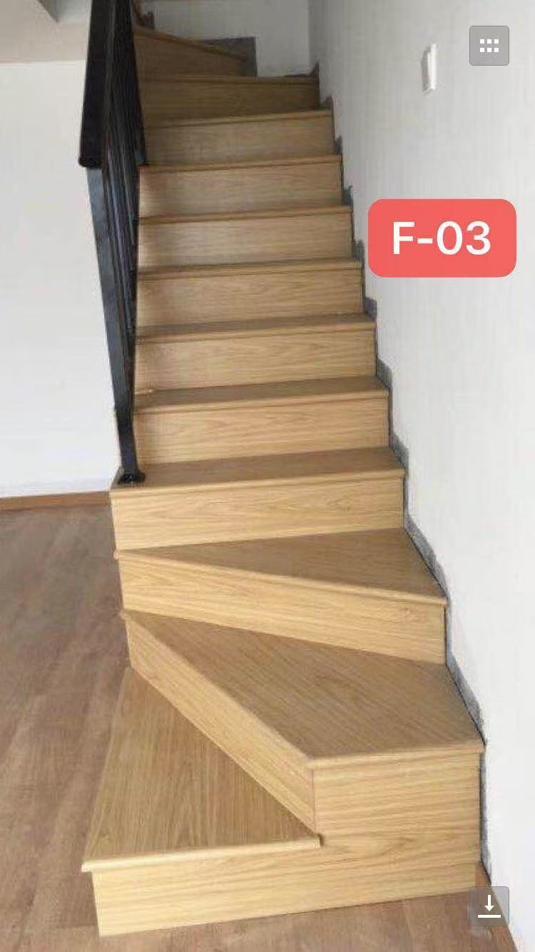 SPC Vinyl Stair Treads for Color-Matched Flooring